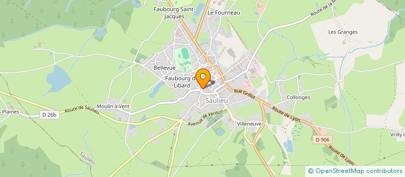 localisation de l'entreprise SCI LA FOUDRE  CHAMPEAU-EN-MORVAN