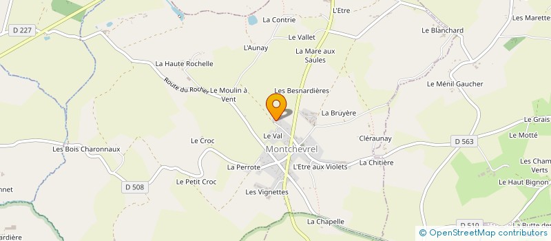 localisation de l'entreprise SCI LA FOULIERE à MONTCHEVREL