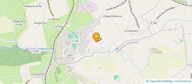 localisation de l'entreprise SCI LA FOULONNIERE  LA HAYE-PESNEL