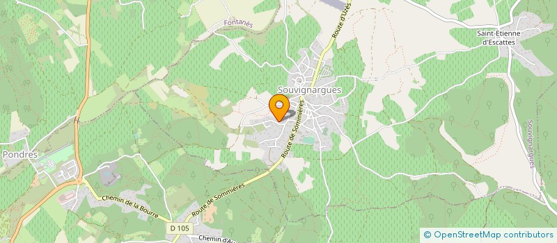 localisation de l'entreprise SCI LA FOULQUARIE  SOUVIGNARGUES