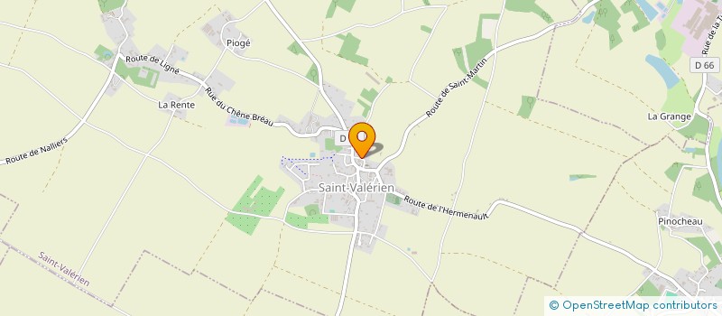 localisation de l'entreprise SCI LA FOUQUETTERIE à SAINT-VALERIEN