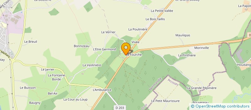 localisation de l'entreprise SCI LA FOURCHE 61 à SABLONS-SUR-HUISNE