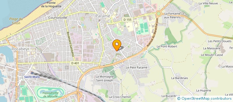 localisation de l'entreprise SCI LA FOURCHI  SAINT-MALO