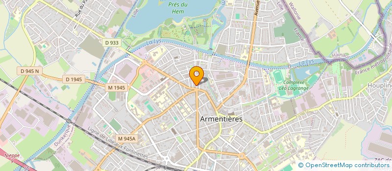 localisation de l'entreprise SCI LA FOURMI  ARMENTIERES