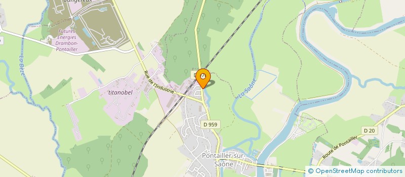 localisation de l'entreprise SCI LA FOURMI  TALMAY