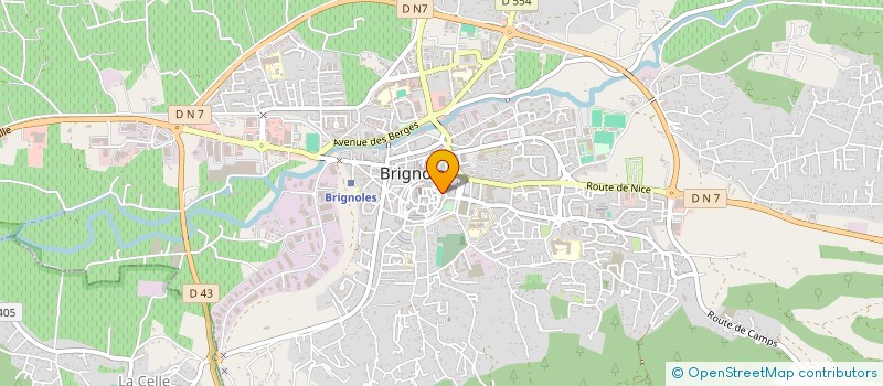 localisation de l'entreprise SCI LA FOURMI à BRIGNOLES