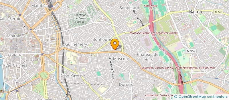 localisation de l'entreprise SCI LA FOURMIE à TOULOUSE