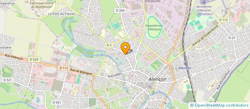 localisation de l'entreprise SCI LA FOURMILIERE à ALENCON