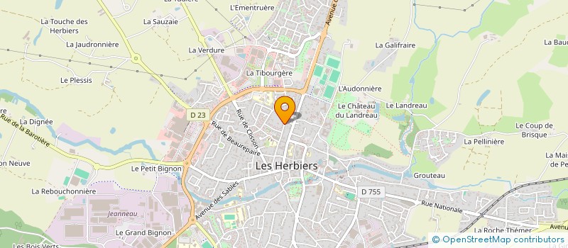 localisation de l'entreprise SCI LA FOURMILIERE à LES HERBIERS