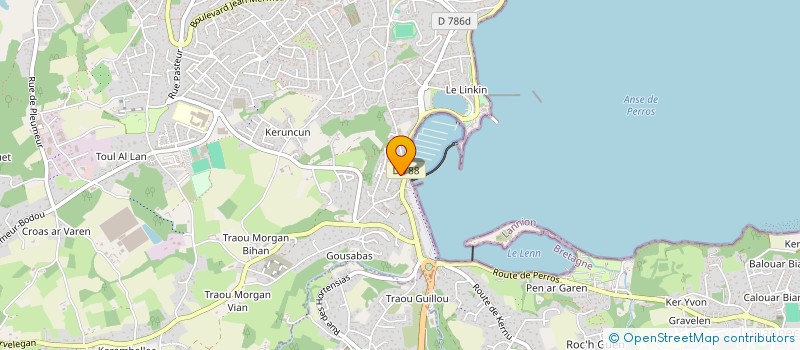 localisation de l'entreprise SCI LA FOURMILLANTE  PERROS-GUIREC