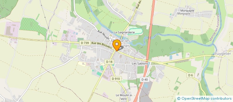 localisation de l'entreprise SCI LA FOURNEE  MANSLE-LES-FONTAINES