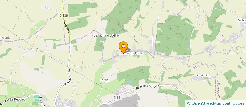 localisation de l'entreprise SCI LA FOUROISE  FOUR