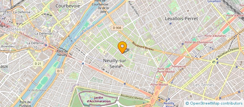 localisation de l'entreprise SCI LA FOUX à NEUILLY-SUR-SEINE