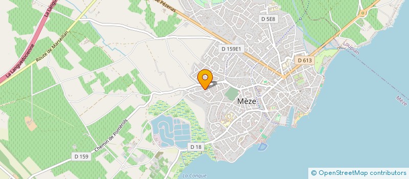localisation de l'entreprise SCI LA FOUZETTE à MEZE