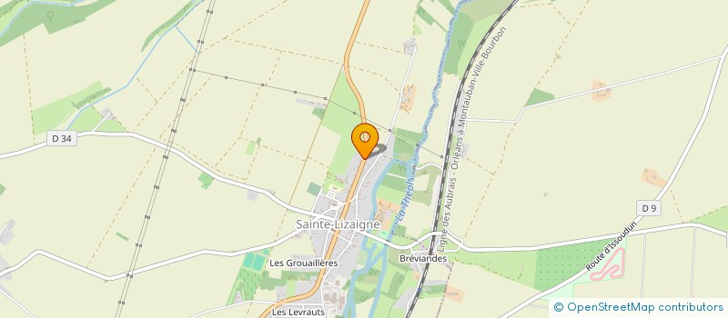 localisation de l'entreprise SCI LA FP36 à SAINTE-LIZAIGNE