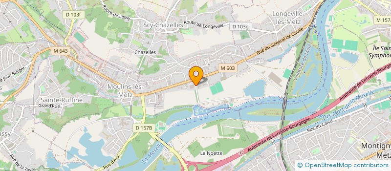 localisation de l'entreprise SCI LA FRAGOGO  SCY-CHAZELLES