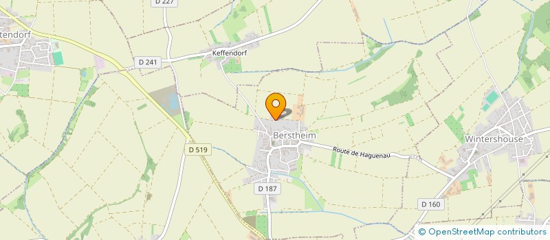 localisation de l'entreprise SCI LA FRAISERAIE  BERSTHEIM