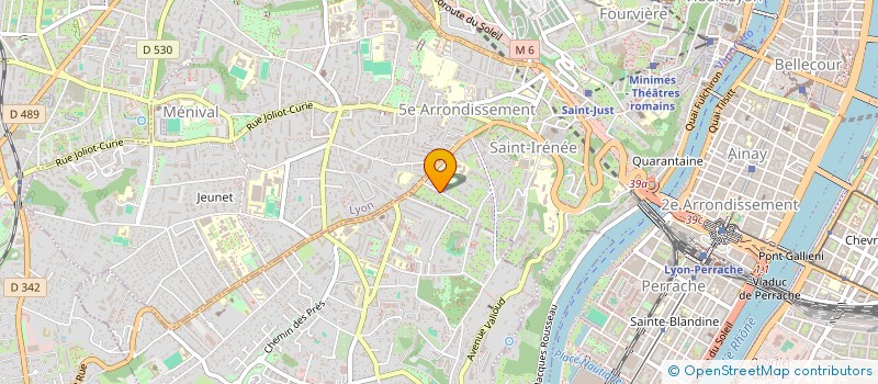 localisation de l'entreprise SCI LA FRAMBOISIERE  LYON