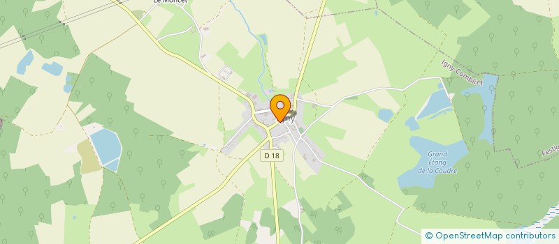 localisation de l'entreprise SCI LA FRAMBOISINE  IGNY-COMBLIZY