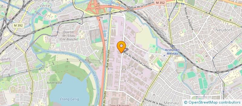 localisation de l'entreprise SCI LA FRANC COMTOISE  STRASBOURG