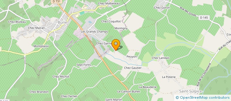localisation de l'entreprise SCI LA FRANCHIE à VAL-DE-COGNAC