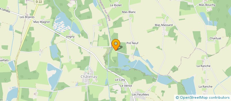 localisation de l'entreprise SCI LA FRANCHISE à DOMPIERRE-SUR-VEYLE