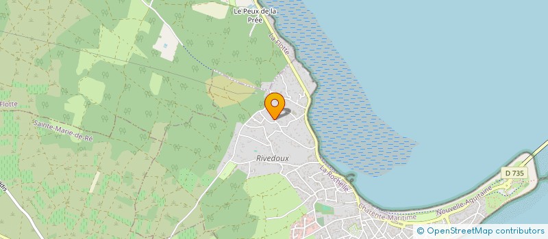 localisation de l'entreprise SCI LA FRANGE D'OR  RIVEDOUX-PLAGE