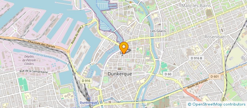 localisation de l'entreprise SCI LA FRATERNELLE à DUNKERQUE