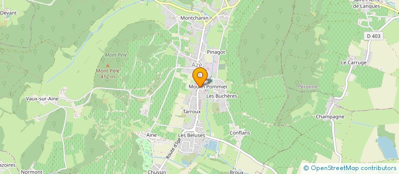 localisation de l'entreprise SCI LA FRATERNELLE  AZE