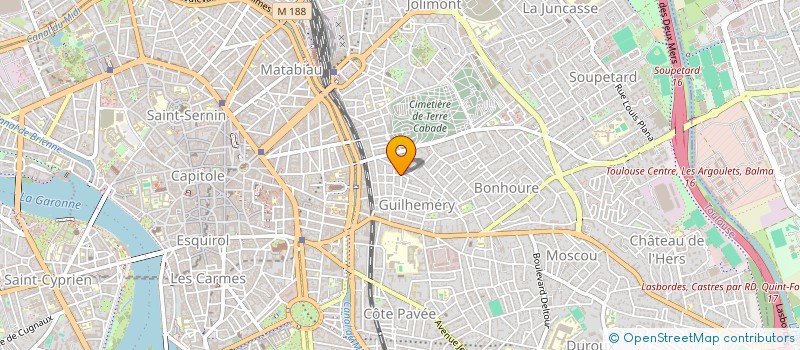 localisation de l'entreprise SCI LA FRATERNITE  TOULOUSE