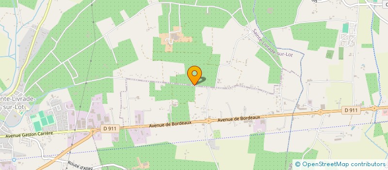 localisation de l'entreprise SCI LA FRATRIE  SAINTE-LIVRADE-SUR-LOT