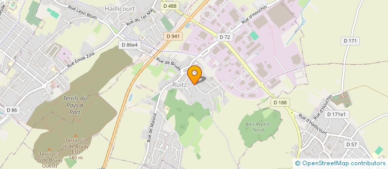 localisation de l'entreprise SCI LA FRECHANT 1  RUITZ