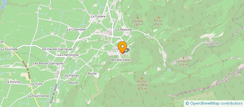 localisation de l'entreprise SCI LA FREGATE  BEAUMES-DE-VENISE