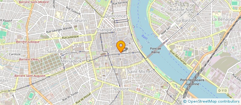 localisation de l'entreprise SCI LA FRELATE  BORDEAUX