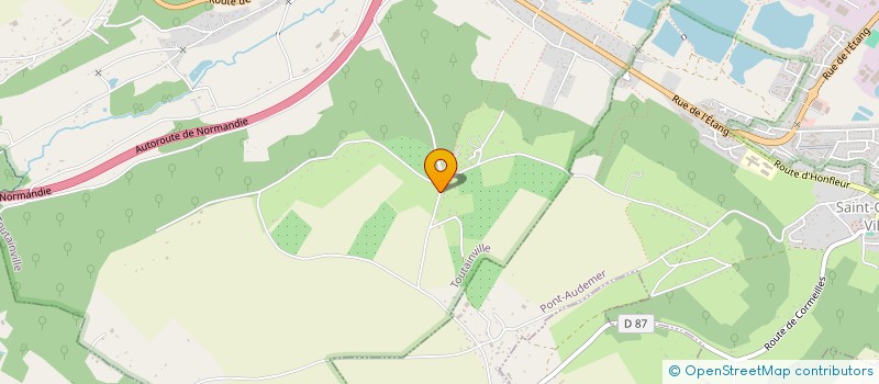 localisation de l'entreprise SCI LA FREMONDIERE  TOUTAINVILLE