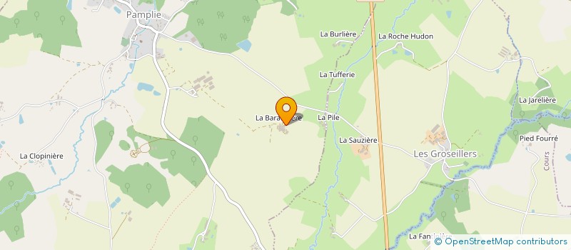 localisation de l'entreprise SCI LA FRENAIE  PAMPLIE