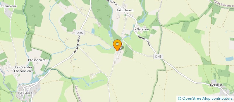 localisation de l'entreprise SCI LA FRENAUDIERE  SAINT-VINCENT-SUR-GRAON