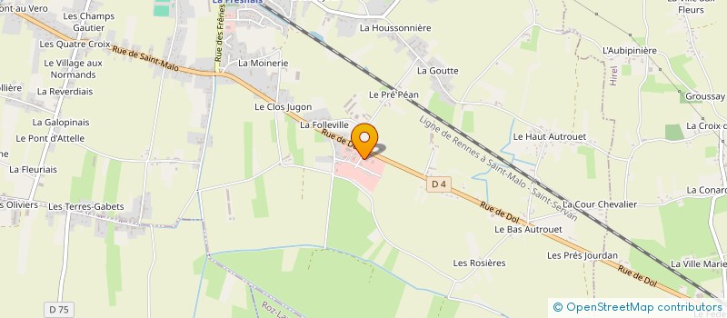 localisation de l'entreprise SCI LA FRESNAISSIENNE  LA FRESNAIS