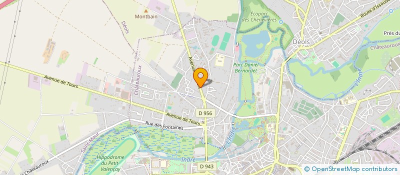 localisation de l'entreprise SCI LA FRESNAYE à CHATEAUROUX