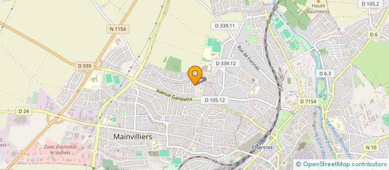 localisation de l'entreprise SCI LA FRETISSIERE à MAINVILLIERS