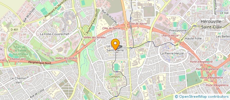 localisation de l'entreprise SCI LA FRETTE à CAEN
