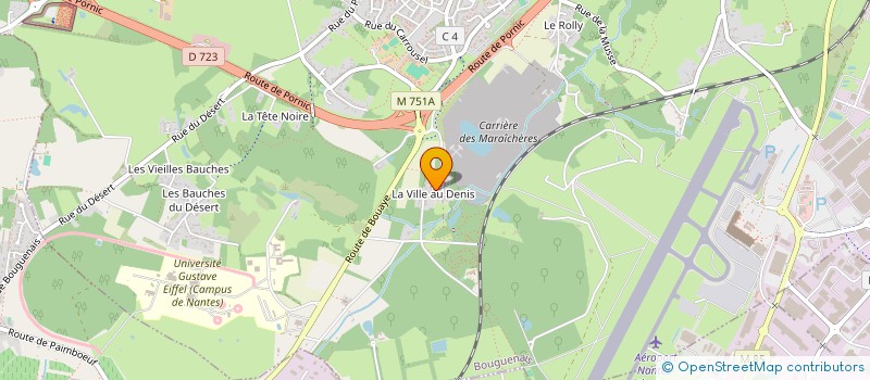 localisation de l'entreprise SCI LA FROGERIE SAINT DENIS à BOUGUENAIS