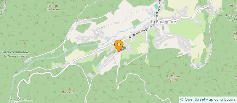 localisation de l'entreprise SCI LA FROIDE FONTAINE  LA BOURGONCE