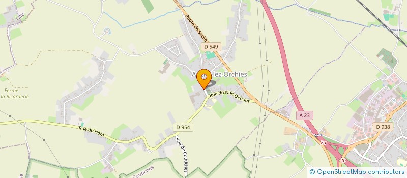 localisation de l'entreprise SCI LA FROIDURE  AUCHY-LEZ-ORCHIES