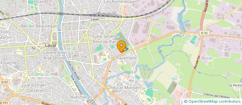 localisation de l'entreprise SCI LA FRUITIERE à LAVAL