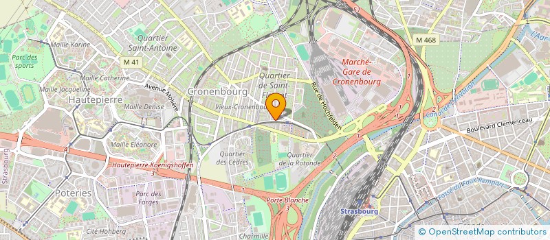 localisation de l'entreprise SCI LA FRUITIERE à STRASBOURG