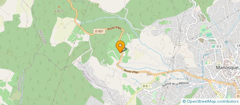 localisation de l'entreprise SCI LA FRYCEM à MANOSQUE