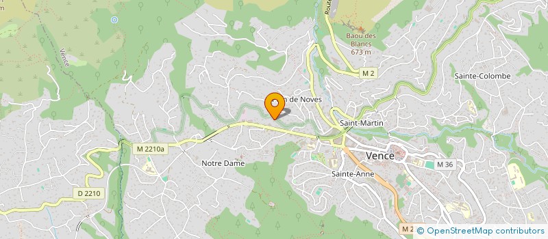 localisation de l'entreprise SCI LA FUIE  VENCE