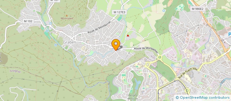 localisation de l'entreprise SCI LA FUMADE  GRABELS