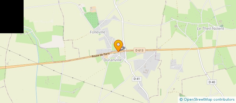 localisation de l'entreprise SCI LA FURETTE  DURANVILLE